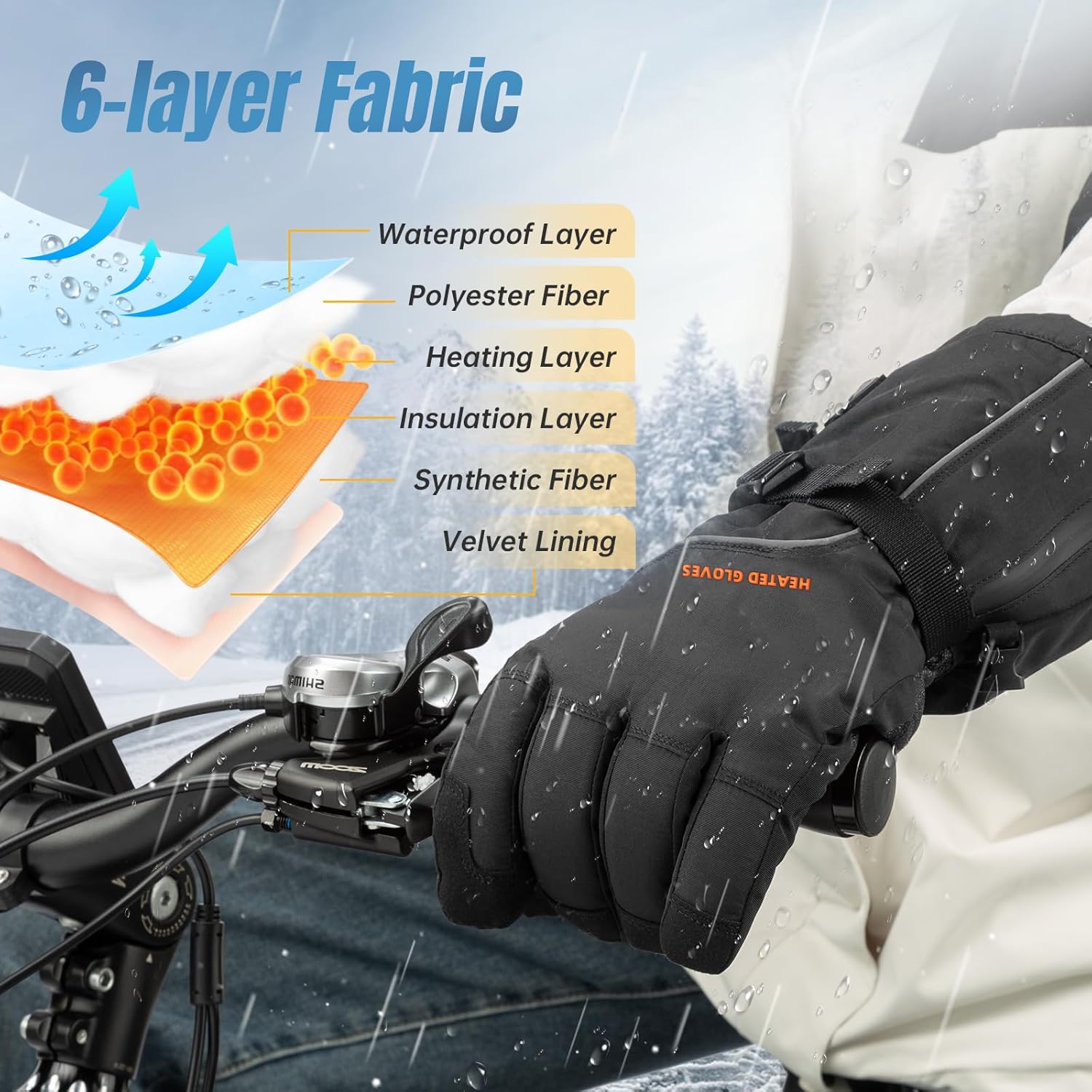 Heated gloves size chart