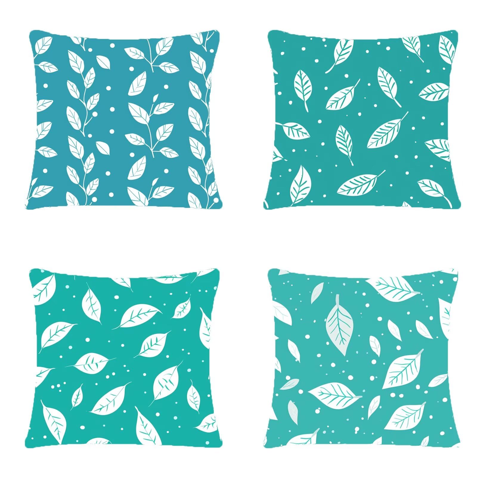 Housses de coussin canapé turquoise en lin pour sublimer votre salon et jardin