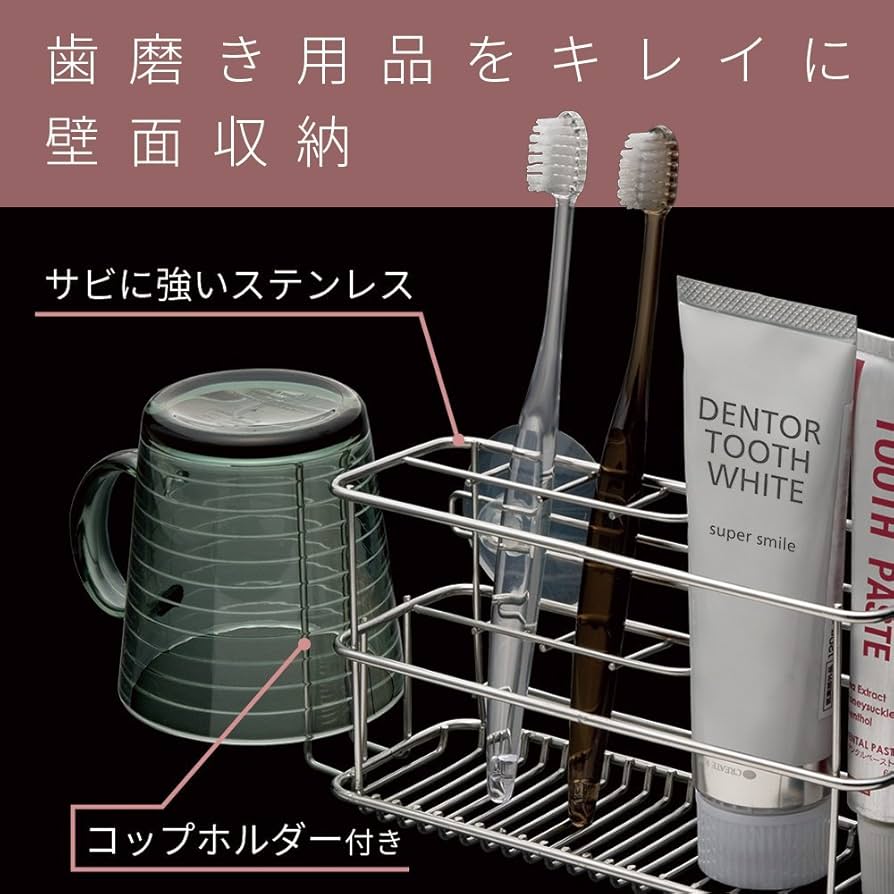 Amazon｜レック ステンレス 歯ブラシホルダー 吸盤 ( 歯ブラシ