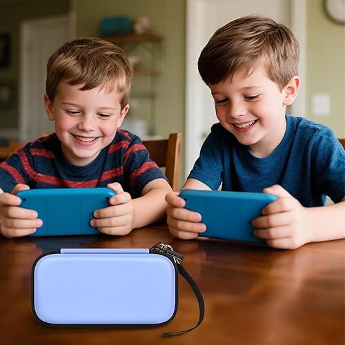 Miniatura 7 de Funda para juego de mano WELLSTG para niños y adultos, ajuste universal para TaddToypara consola de mano Beijue de 16 bits - Bolsa de almacenamiento