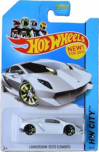 Hot Wheels Lamborghini Sesto Elemento, Ciudad - Blanco