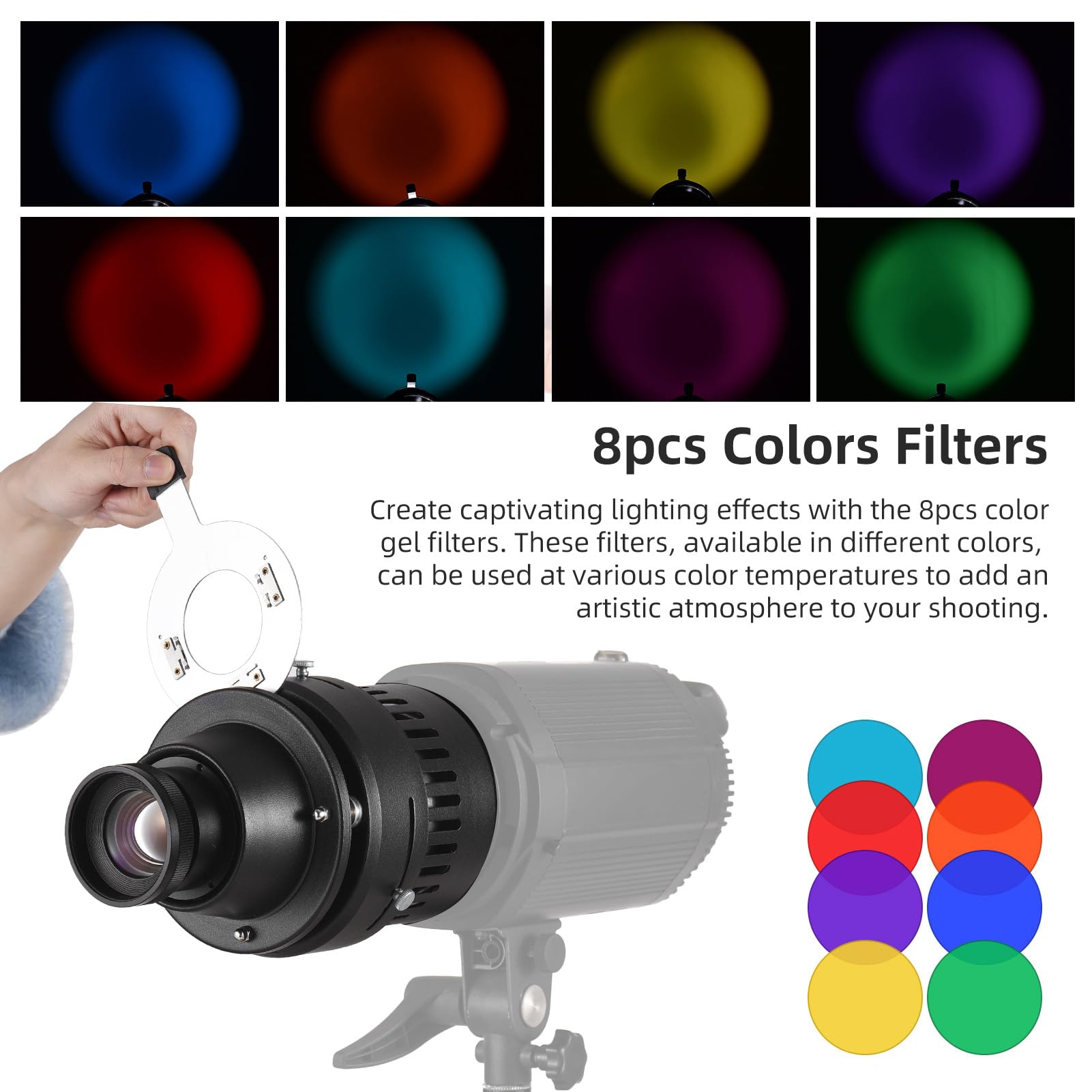 Amazon | Bowens マウント光学スヌートコニカルフォーカライズ