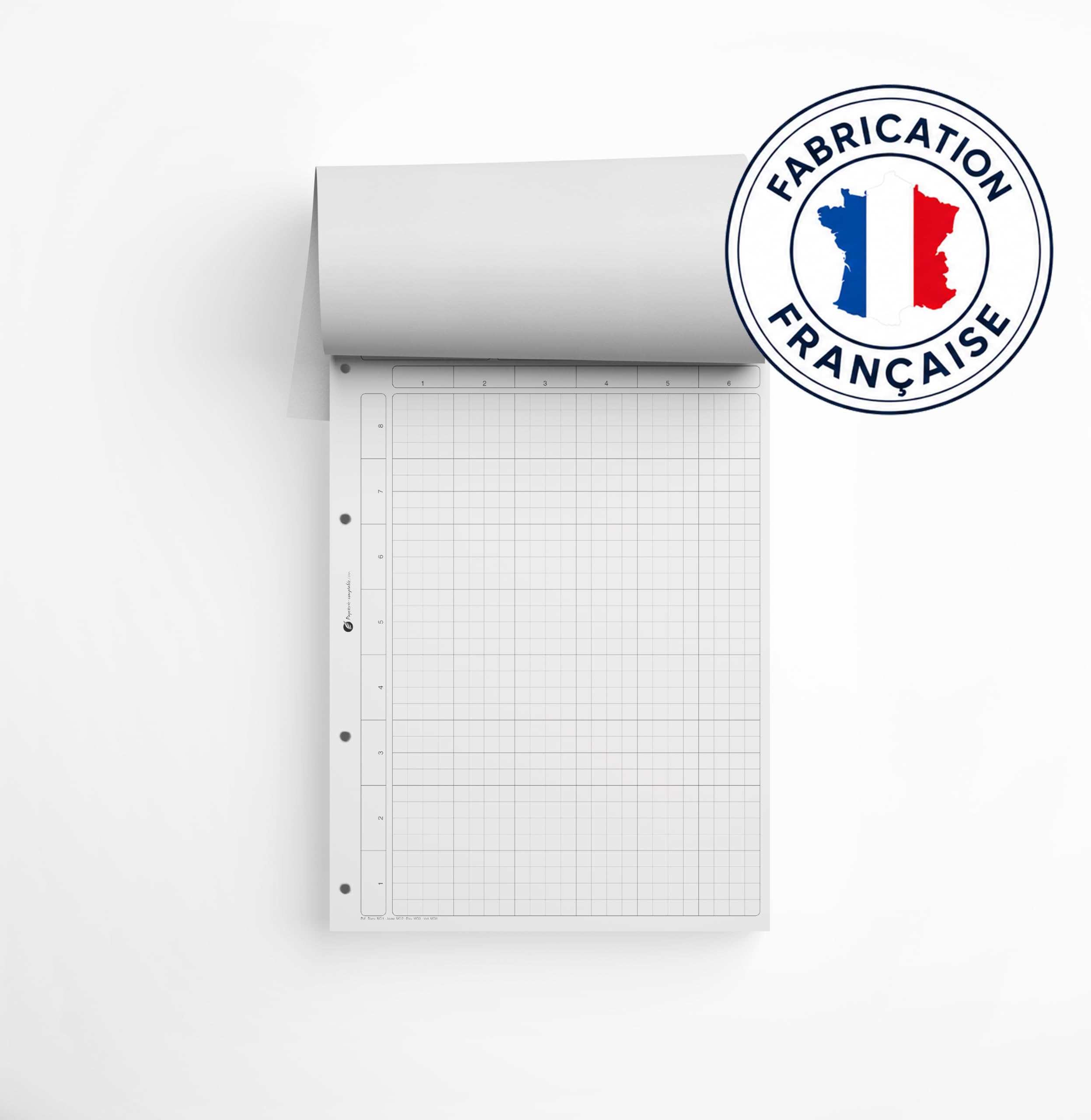 Bloc comptable Contrôle Interne - lot de 10 - blanc - 80 pages