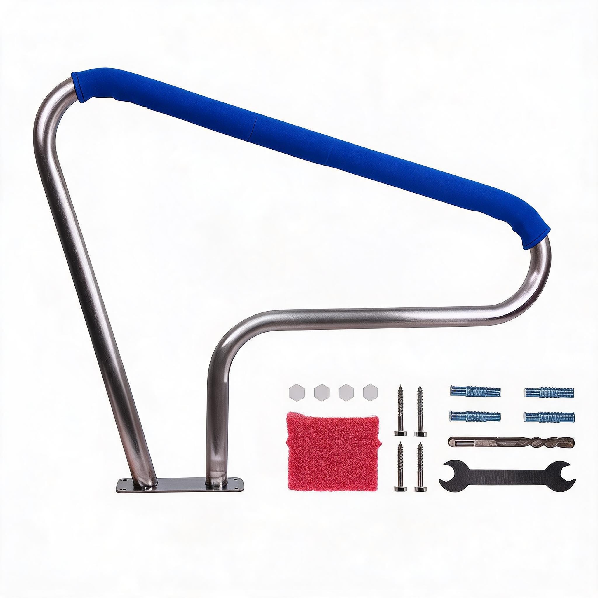 Garvee Pool Handrail, 304 Stainless Steel Safety Grab Rail