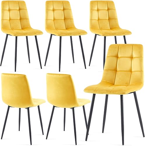 Miniatura 33 de Juego de mesa redonda de 37 pulgadas para 4 personas, juego de mesa de cocina moderno, mesa de comedor de madera sintética con sillas de comedor que