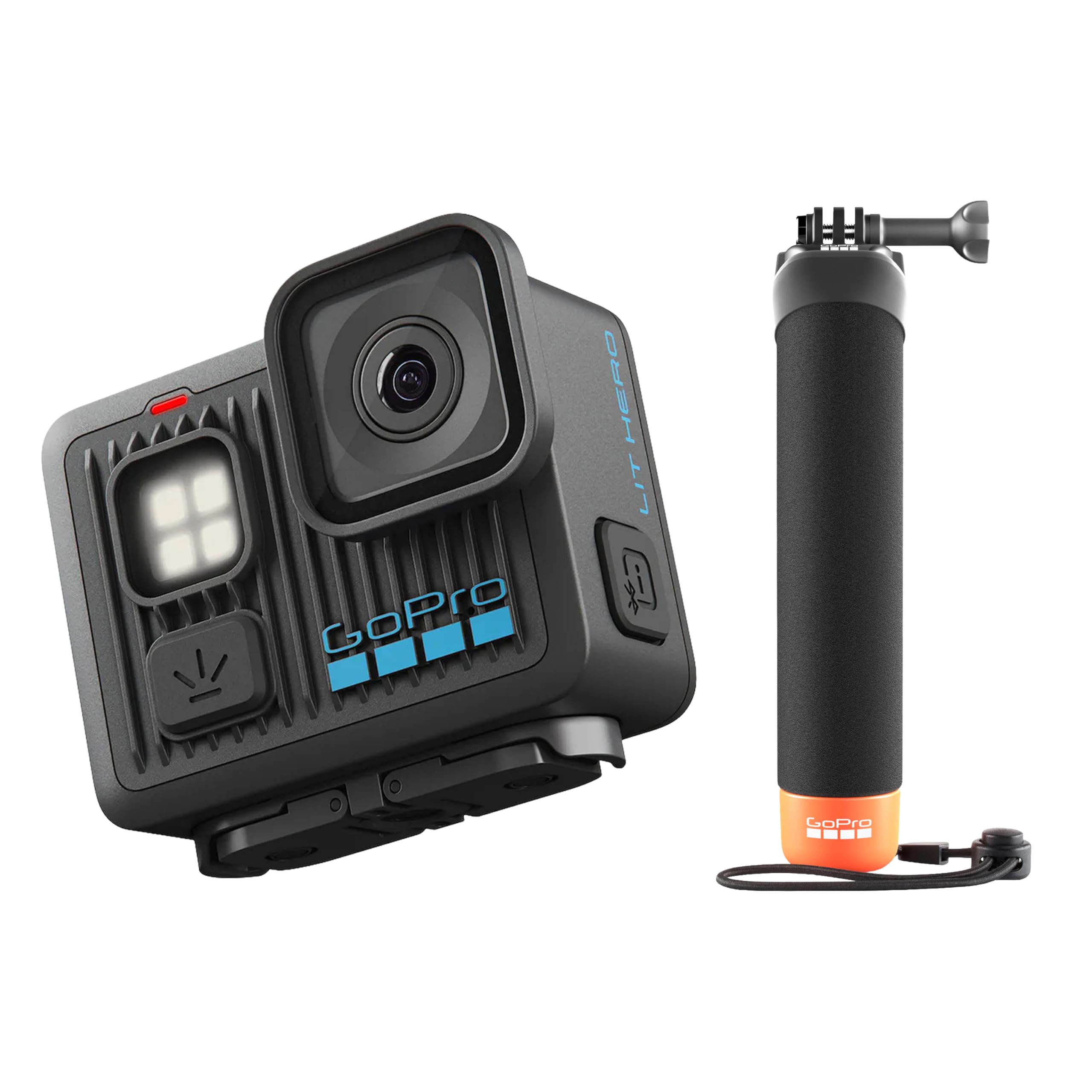 LIT Hero Bundle The Handler Floating Hand Grip - Lightweight, 4K, Waterproof Action Camer…
