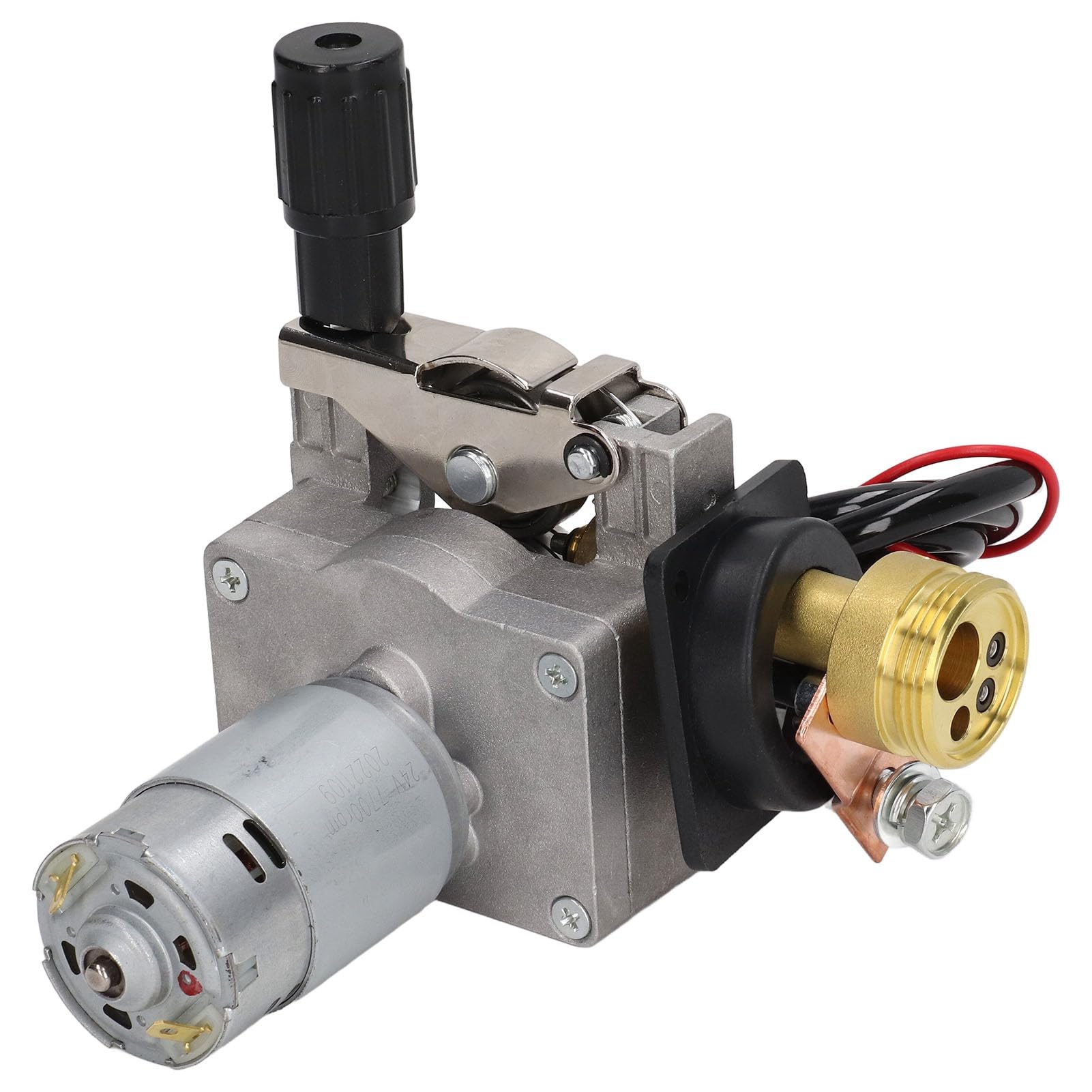 Spawarka z Podajnikiem Drutu, 24 V 40 W, 2–15 M Min. prędkość dla Drutu 0,6–10 Mm Aluminiowy Korpus Spawarka MIG Topnikowa o Kompaktowej Konstrukcji dla Spawarki MIG MAG