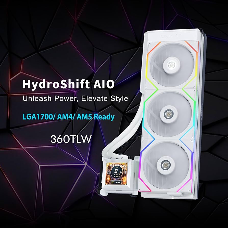 Lian Li HydroShift LCD 360 TL 360mm LCD Liquid Cooler/AIO