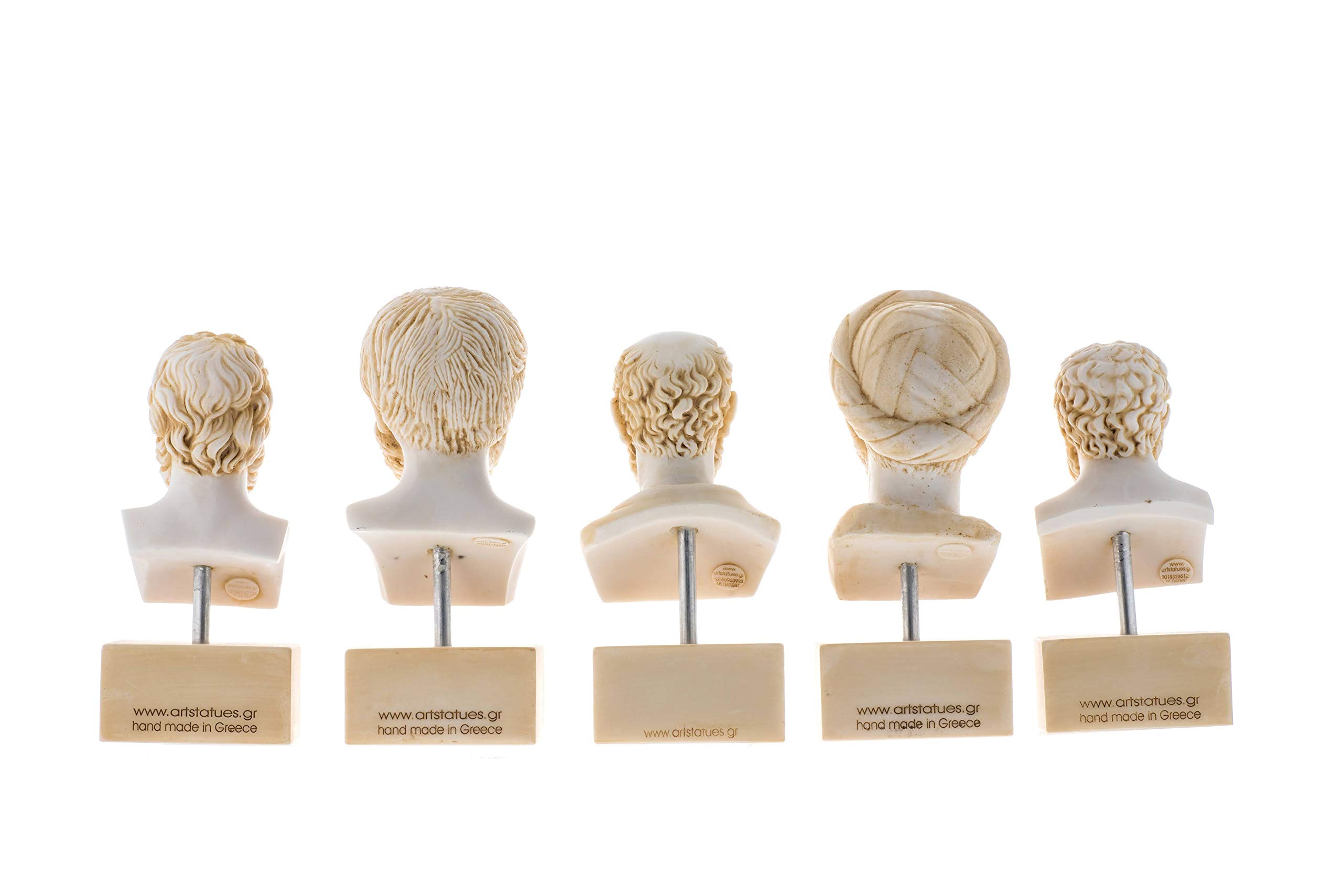 BeautifulGreekStatues Set of Greek Philosophers Busts Socrates