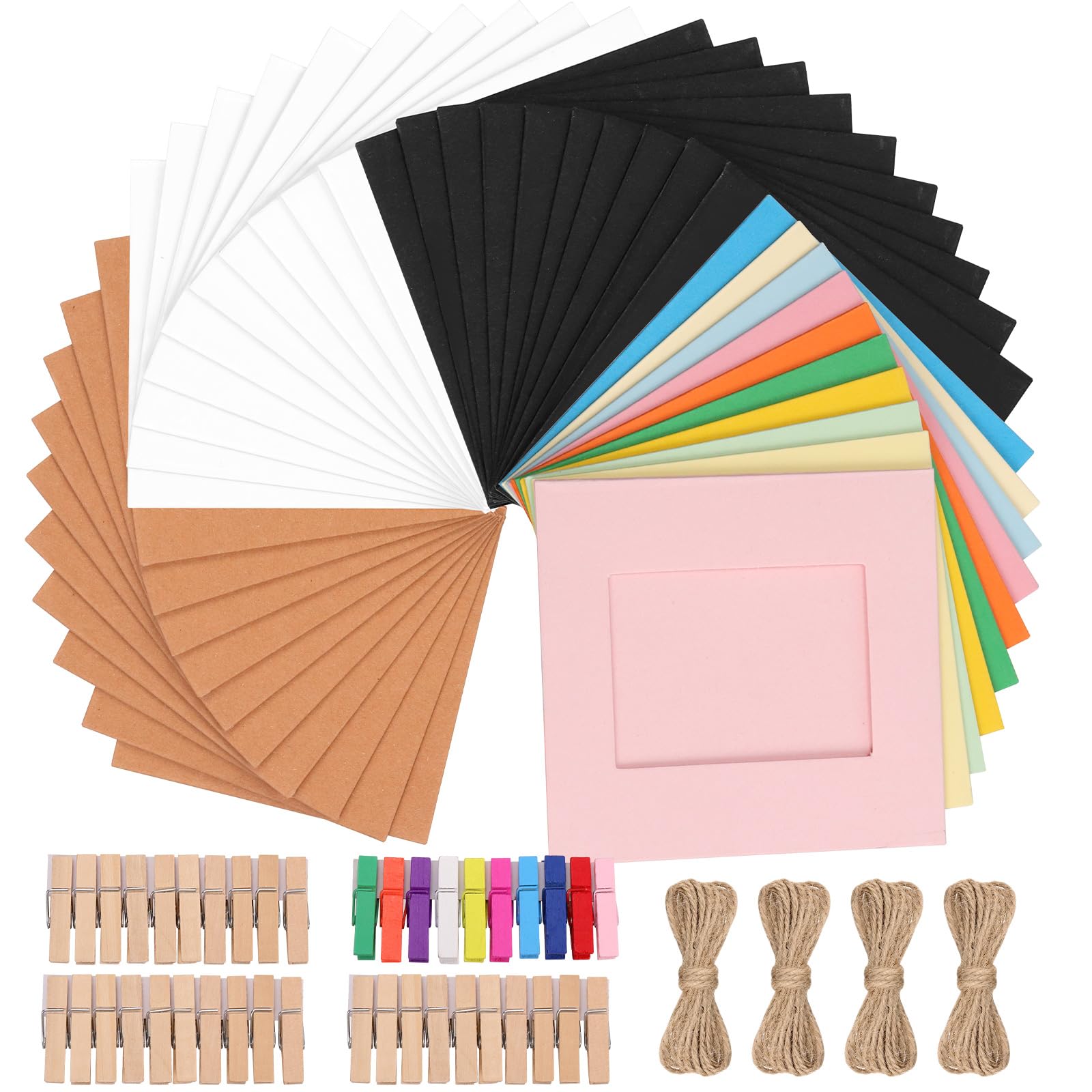 Cadre photo en carton Glarks : créez une décoration murale suspendue personnalisée