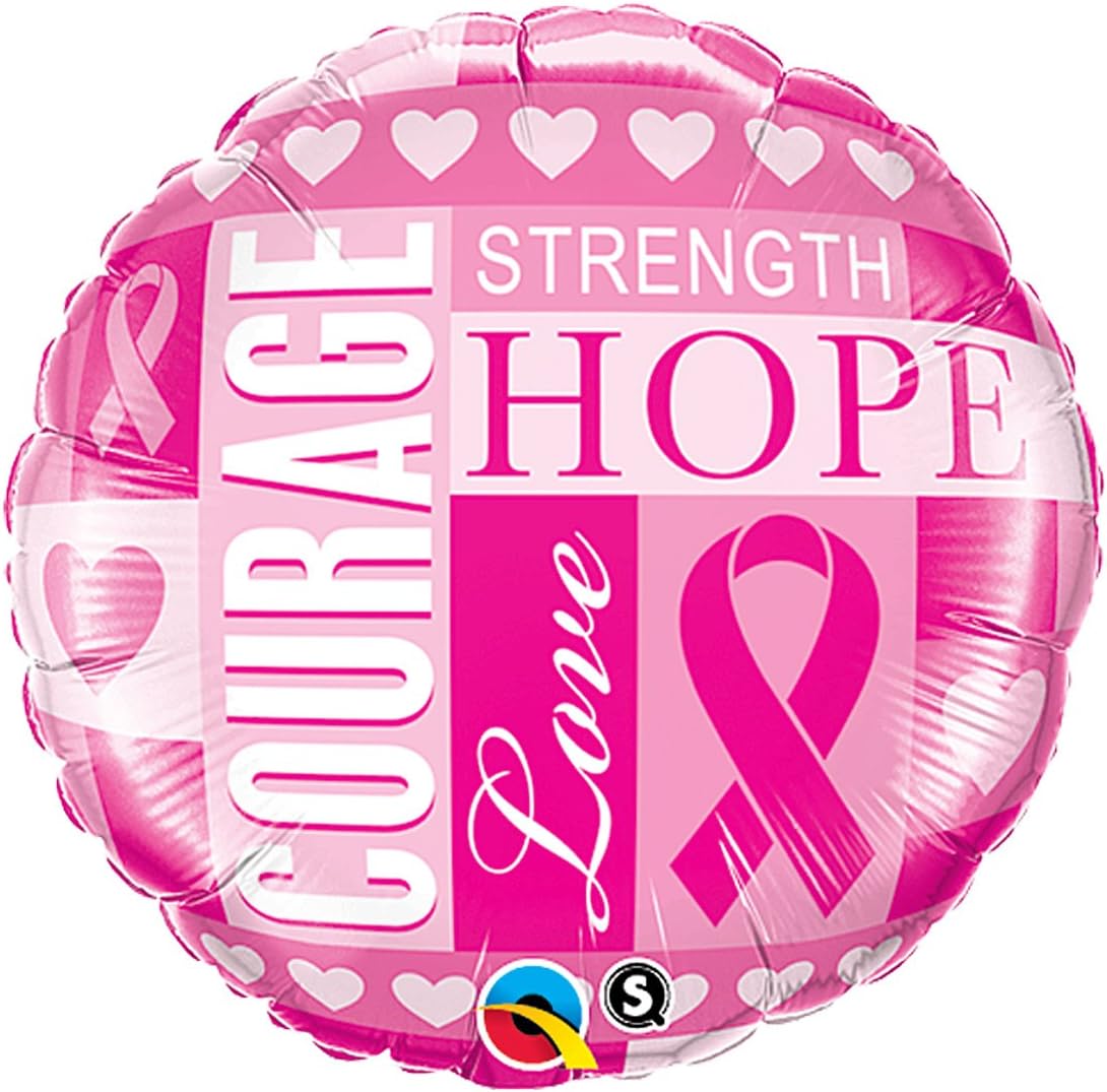 PIONEER BALLOON COMPANY 35119 Breast Cancer Inspiration Balloon Pack, 18"