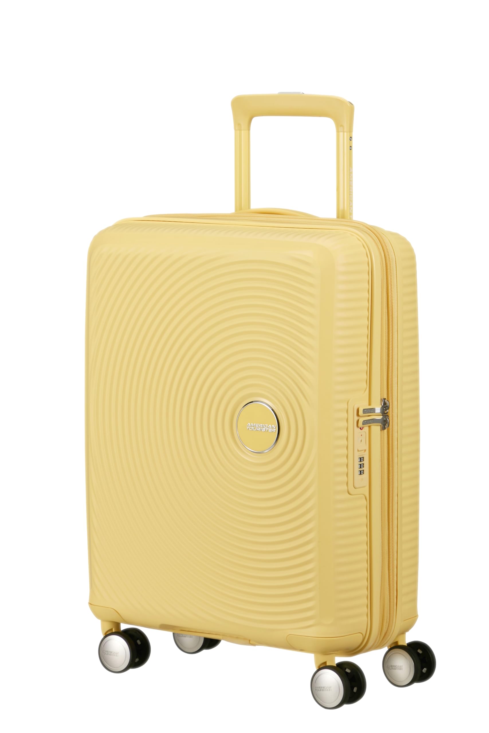 American Tourister Soundbox - Spinner S Expandible Maleta de Cabina, 55 cm, 35.5/41 L, Amarillo (Golden Yellow) — view 36