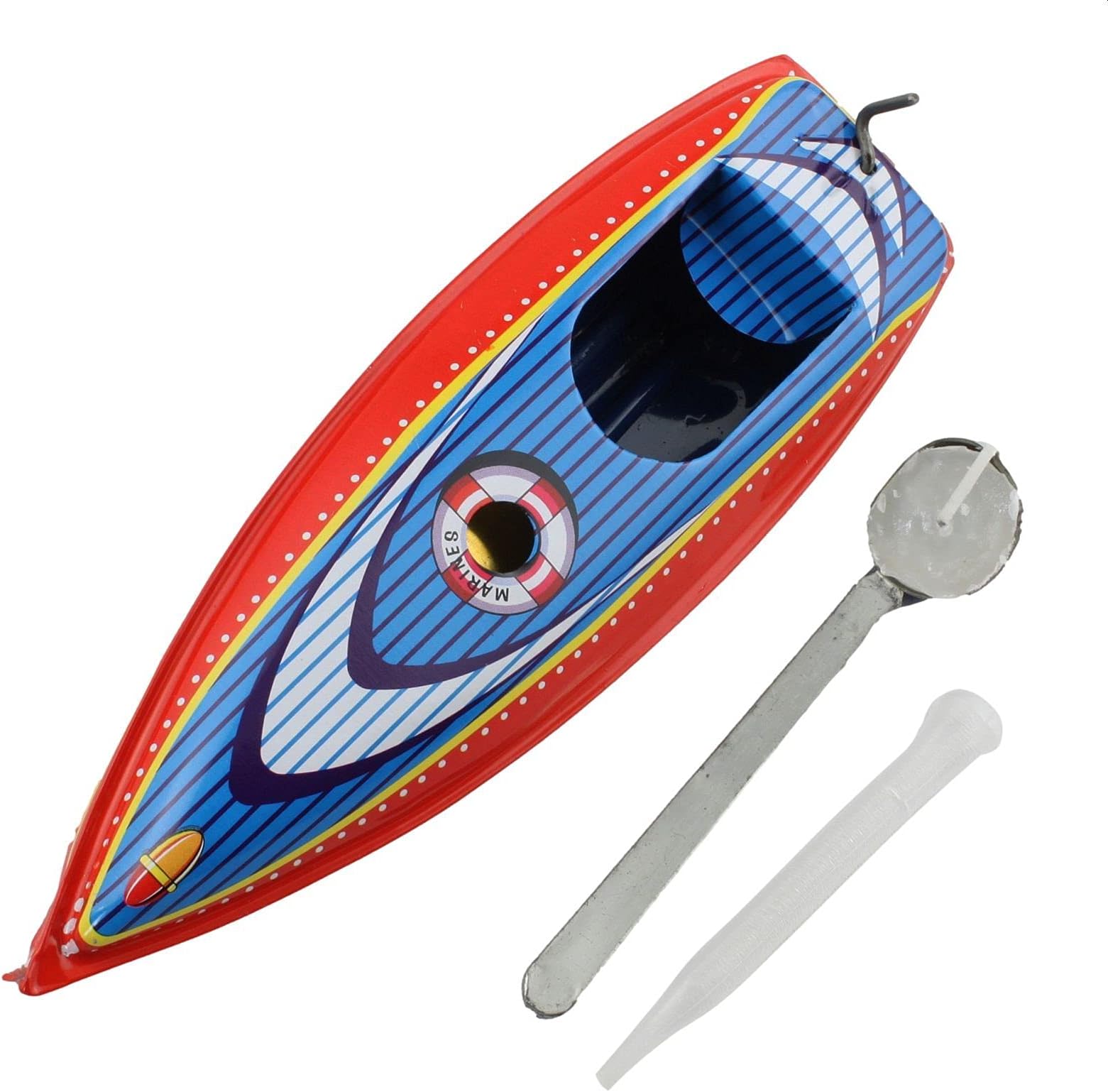 Superfreak® Plate Boat ° Tin Toys° Knatterboot "Boat Cruise"