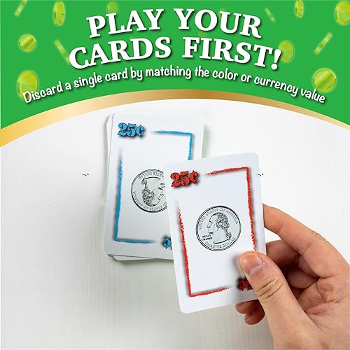Miniatura 3 de Juego de cartas de cambio exacto - Juego educativo de conteo de dinero para niños