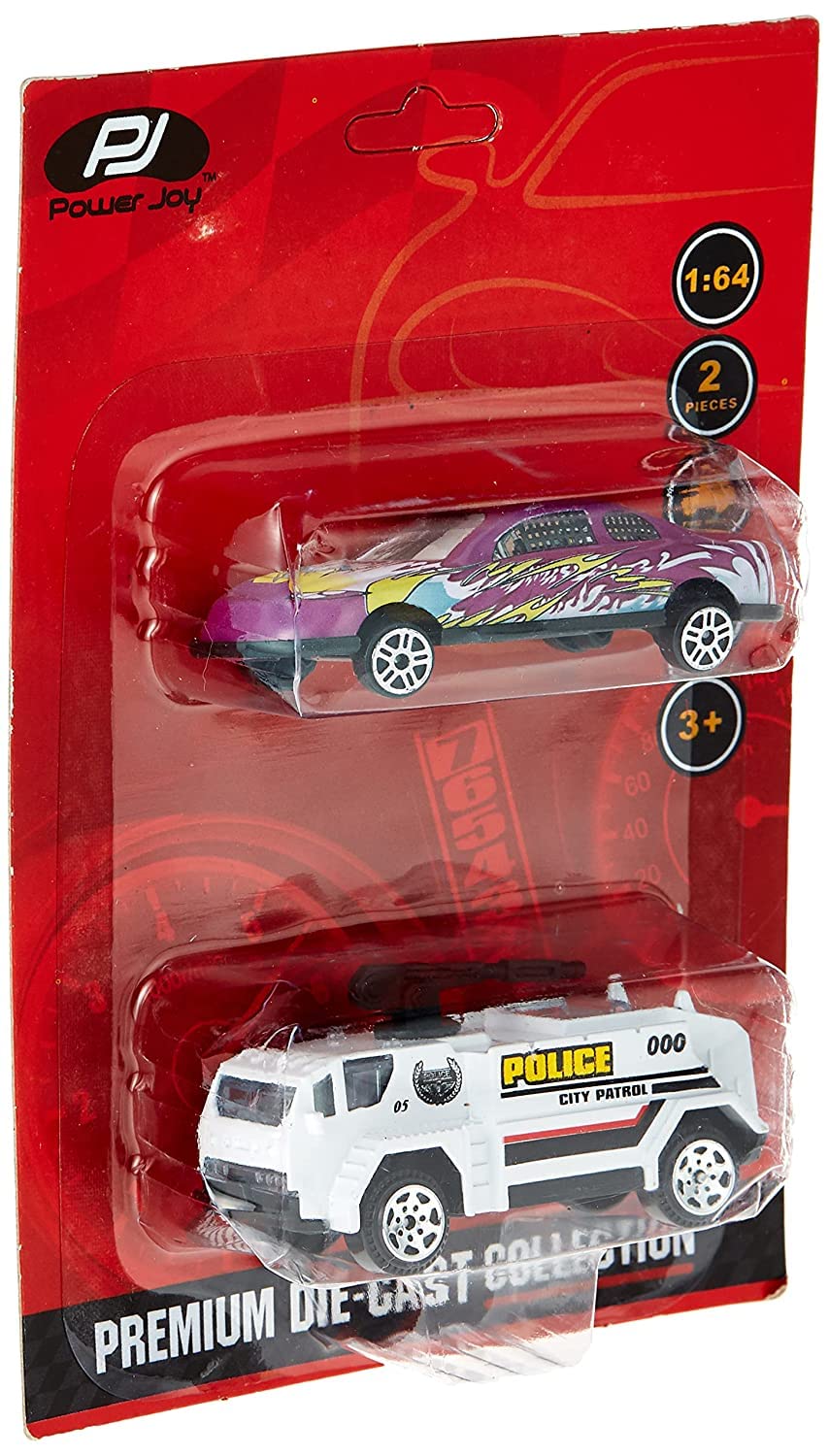 PJ Power Joy 1/64 Scale Vroom Die Cast Premium 2 In 1, GT-C8087