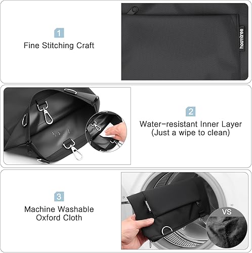 Miniatura 3 de Soporte para bolsa de catéter, soporte para bolsa de drenaje de orina con cubierta de tubo de drenaje y correa ajustable, resistente al agua y