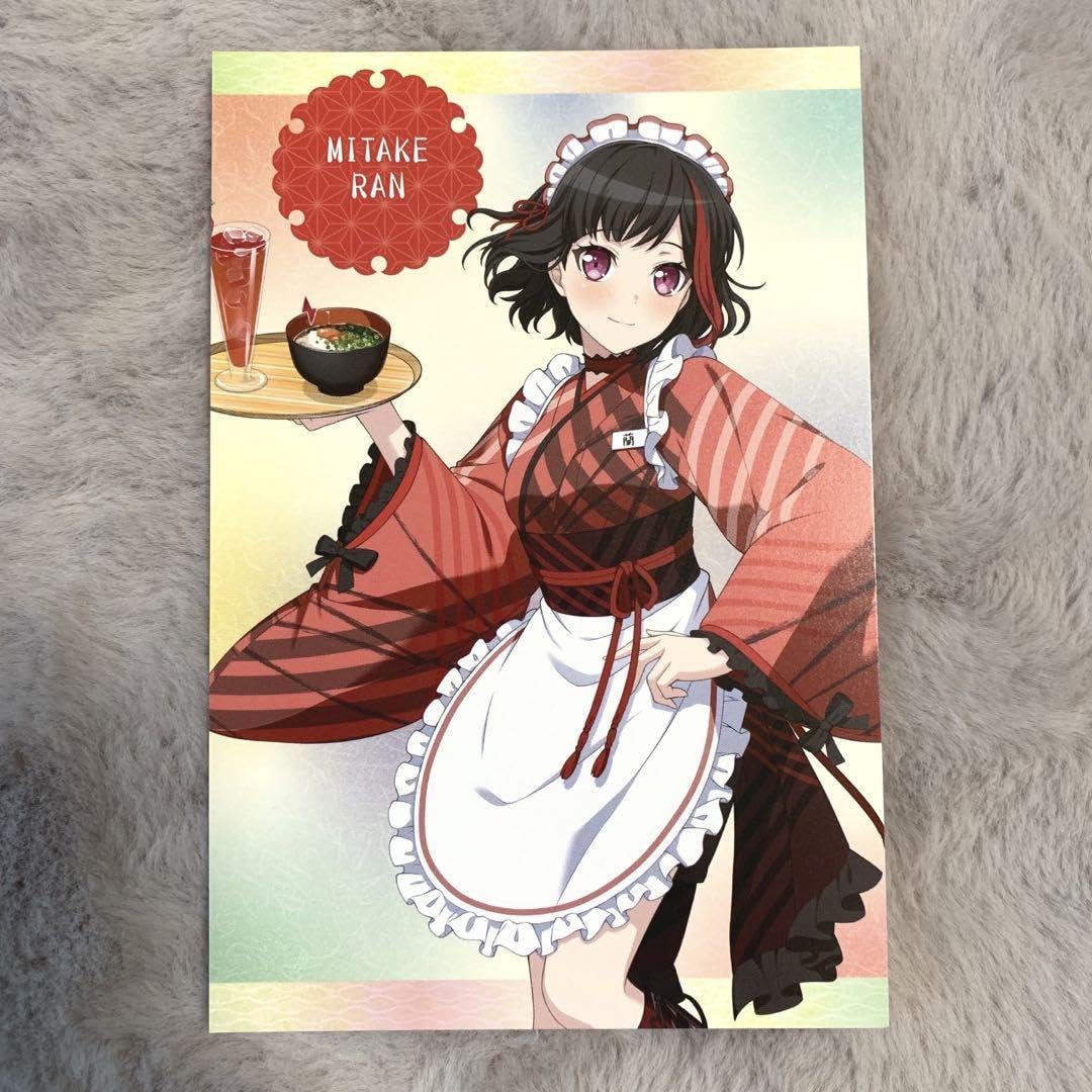 Amazon.co.jp: バンドリ スイパラ 美竹 蘭 ポストカード ポスカ 特典