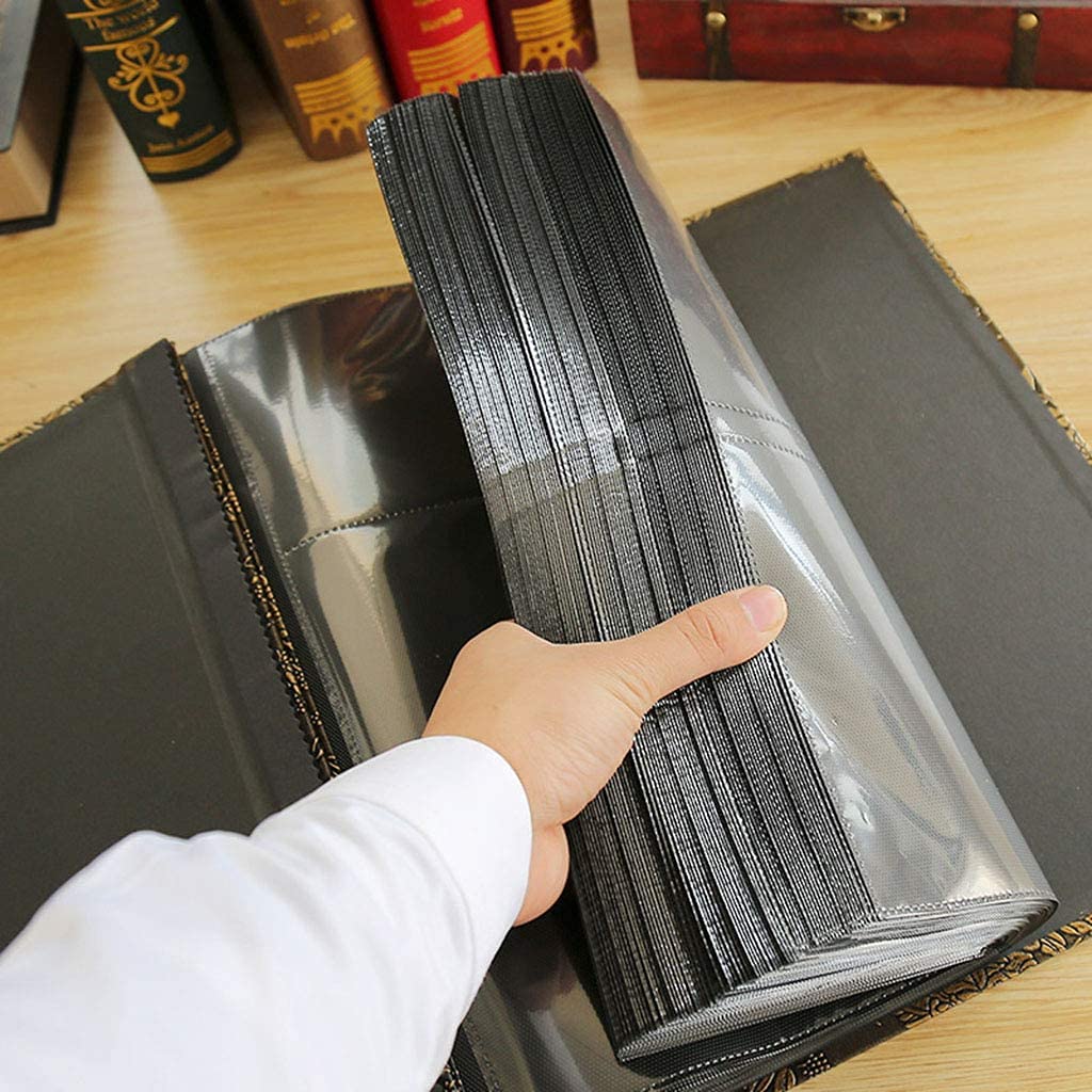 Album Interstitial, 800 kieszeni, może pomieścić zdjęcia 6 x 4, duża pojemność, pamiątkowy album fotograficzny ślubny (rozmiar: 45 x 30 x 5 cm)