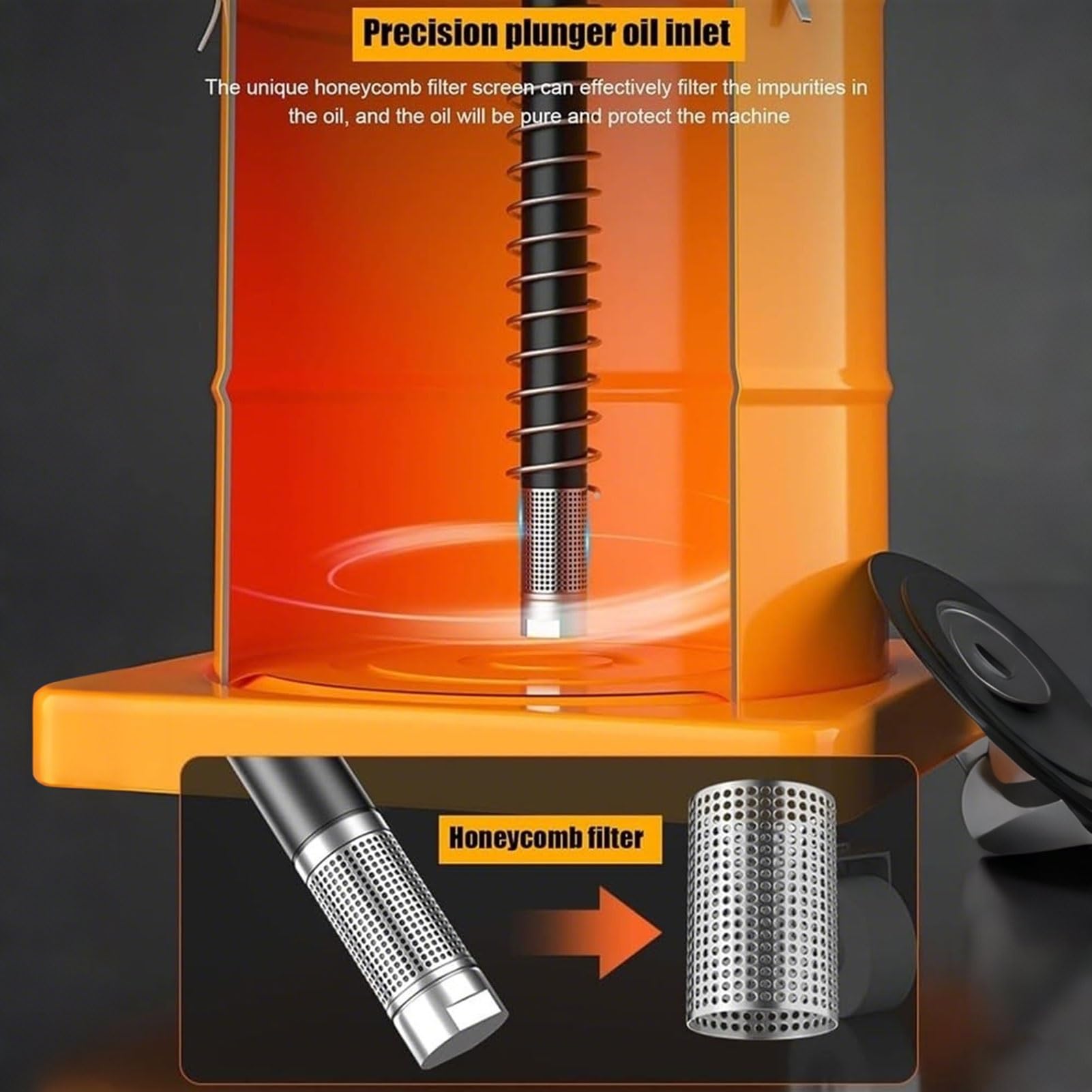 Pompa Per Grassaggio Pneumatica 12L Con Ruote - Kit Pompa Idraulica Alta Pressione 30-40Mpa Con Tubo 6M, 0.85L/Min Per Officina & Industria