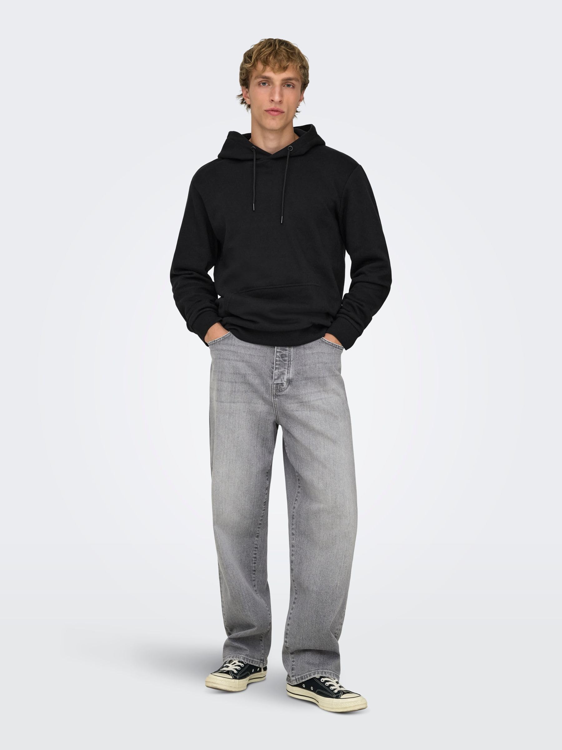 Only & Sons Sweat à Capuche Sweat-Shirt Regular Fit Sweat à Capuche