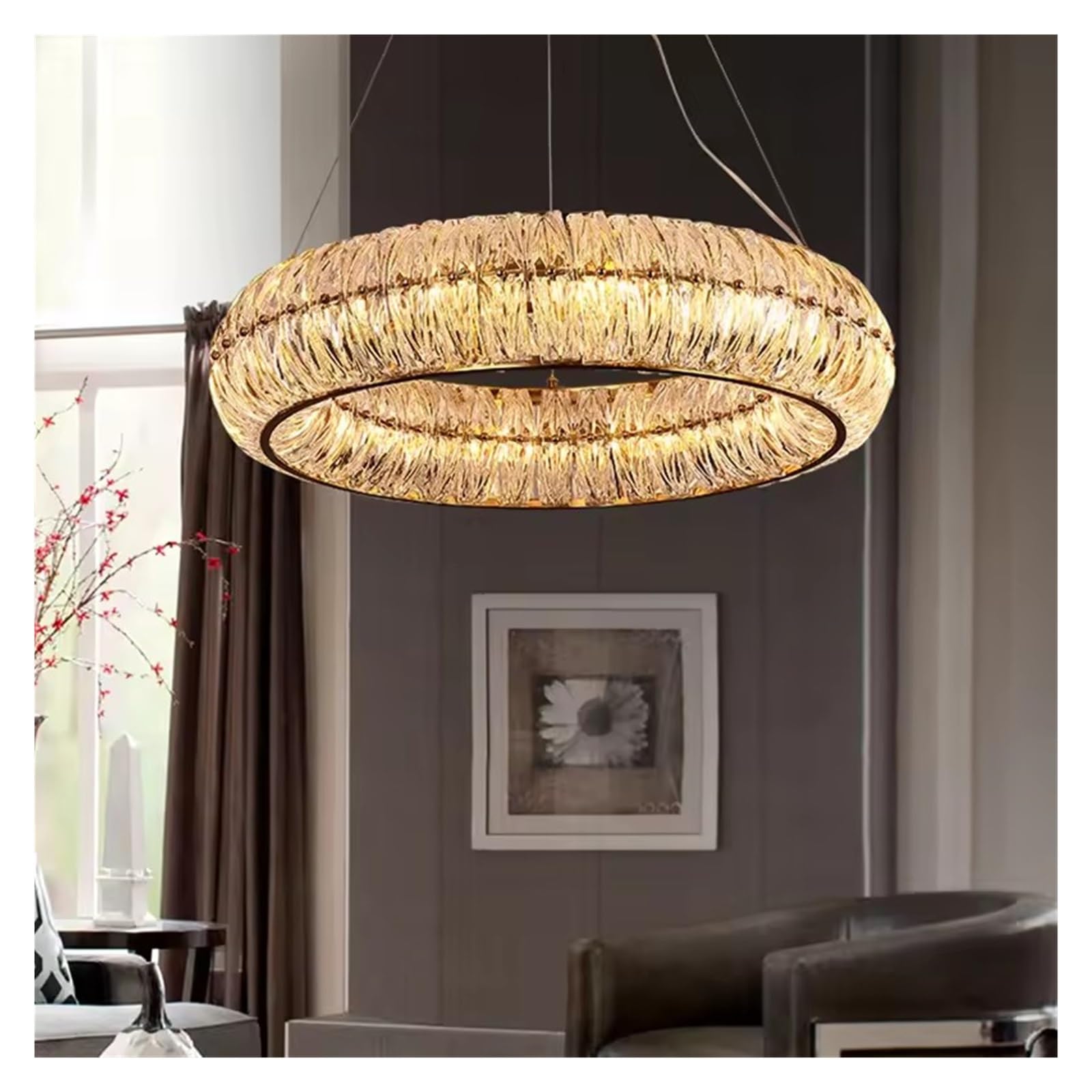 Suspension moderne en verre LED LEMPEL d'architecte CXYWBD - 8