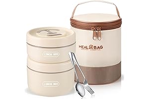 Dandat Portable Insulated Lunch Container Set: Stay Fresh and Nourished on the Go