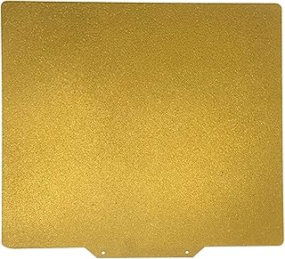 ASDFGHJK KANGYEBAIHUODIAN Double-sides Textured And Smooth PEI Powder-coated Spring Steel Build Bed Heat Bed Fit For Prusa I3 Mk3 MINI 3D Printer (Color : With base, Size : 300x300 mm)