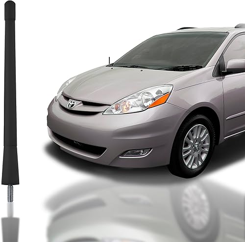 7 mástiles de antena externa negra para Toyota Sienna 2004-2015 – Reemplazo de antena automotriz para automóviles, camiones y SUV – Compatible con