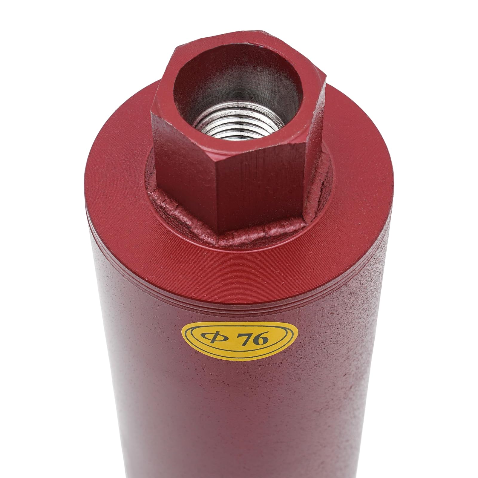 Wiertło rdzeniowe 63/76/112 mm, koronka wiertnicza diamentowa, wiertło rdzeniowe, wiertło rdzeniowe, wiertło do puszek na sucho, diamentowa koronka wiertnicza na mokro do betonu (76 mm)
