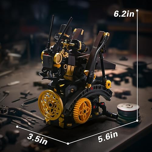 Miniatura 2 de UNCLE BRICK Juego de bloques de construcción de animales de colección de insectos, recuerdos de fiesta de insectos mecánicos, insectos con