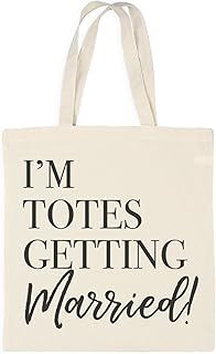 Ivy Lane Design AM1050 Cotton Tote Bag, Getting Married