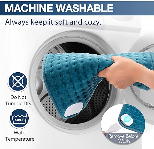 Vista 89 de DAILYLIFE Almohadilla térmica para aliviar el dolor de espalda, almohadillas térmicas eléctricas de 20 x 24 pulgadas para calambres, espalda