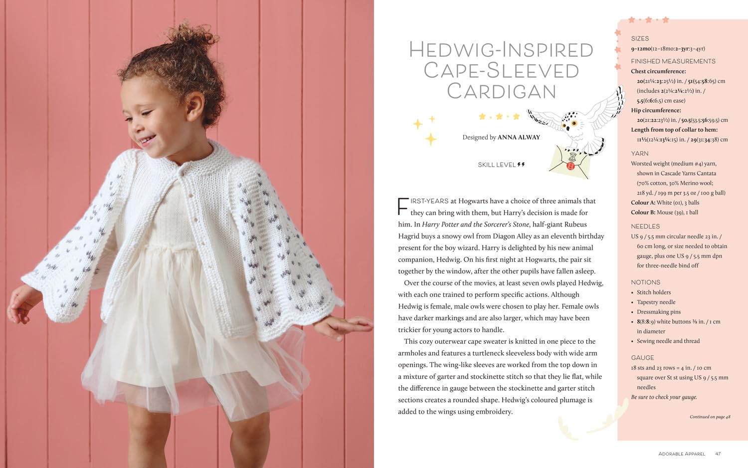 Harry Potter: Knitting Magic for Baby and Toddler: The official craft pattern book for fans of the series