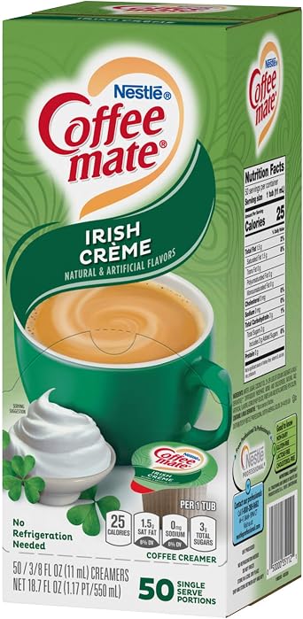 Coffee-Mate Irish Crème Coffee Creamer (50ct)