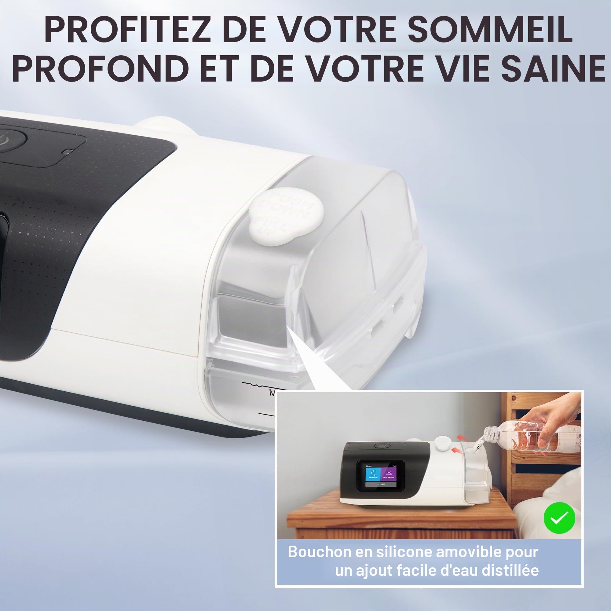 Prise d'eau pour accessoires AirSee 11, ajout d'eau plus facile, remplacement amélioré du réservoir d'eau