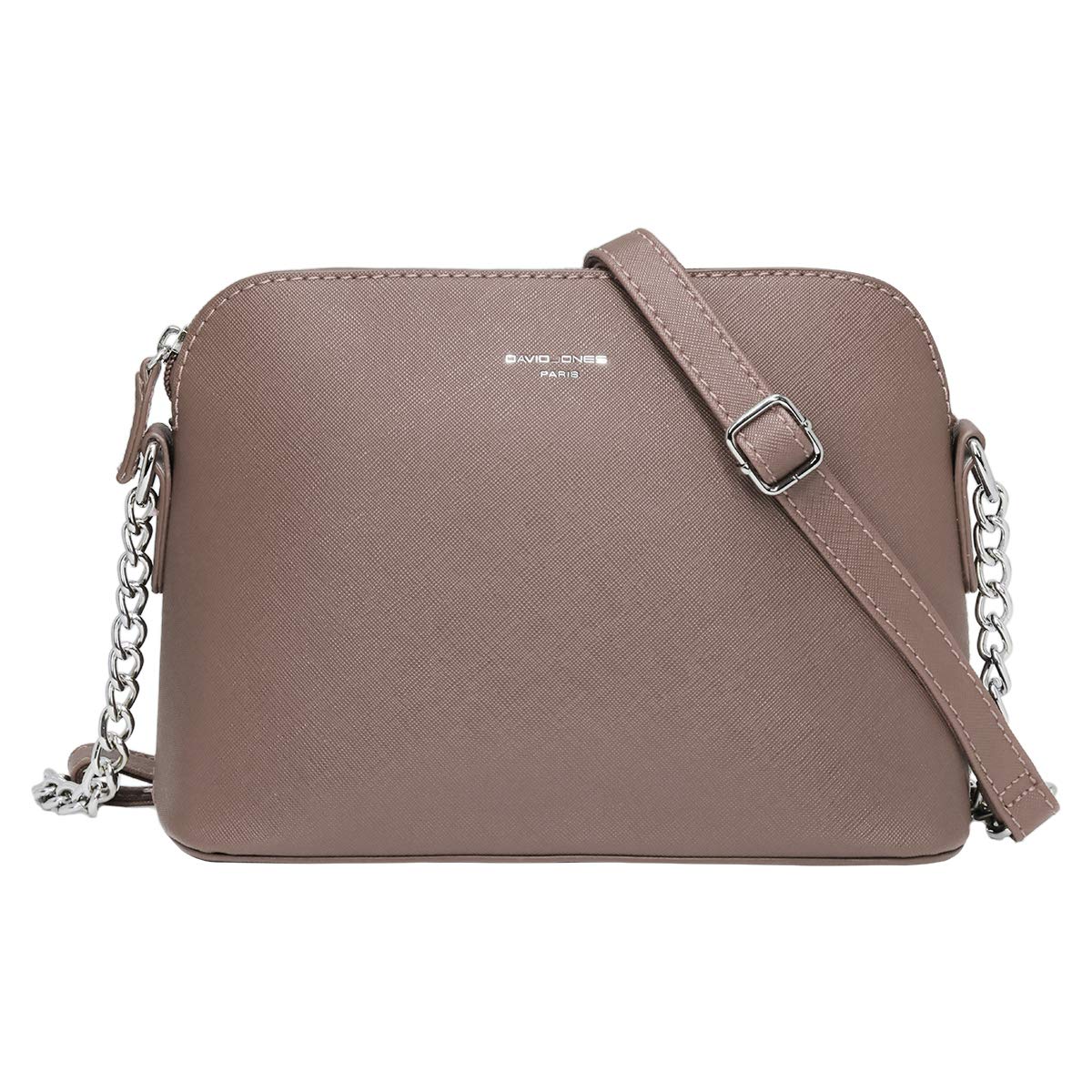 David Jones - Piccola Borsa a Tracolla Spalla Donna Catena - PU Pelle Messenger Crossbody Bag - Clutch Borsetta da Sera Mano Pochette Moda - Shopping Viaggio Sacchetto Borsello - Talpa