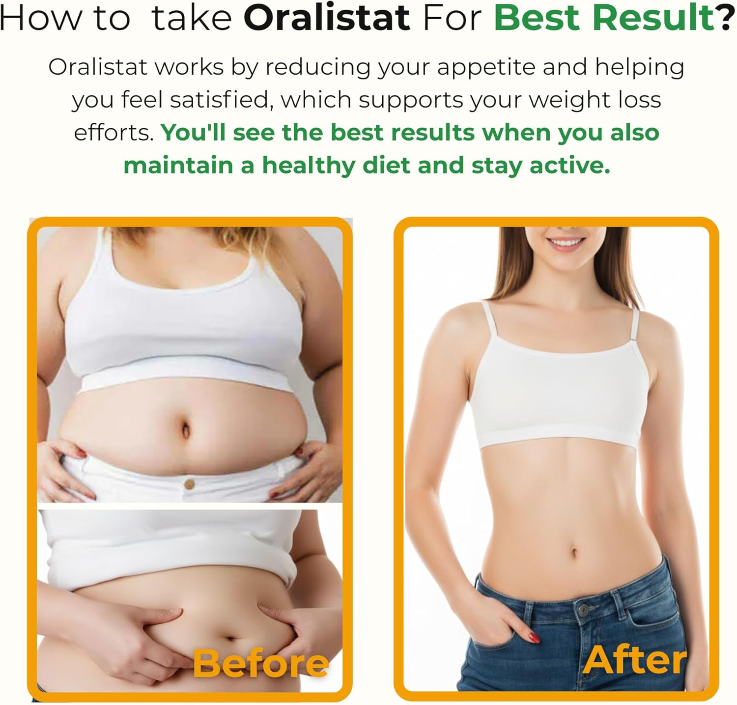 Oralistat 60mg Combat Cravings, Fat Metabolism & Digestive Support - 60 Capsules - Image 2