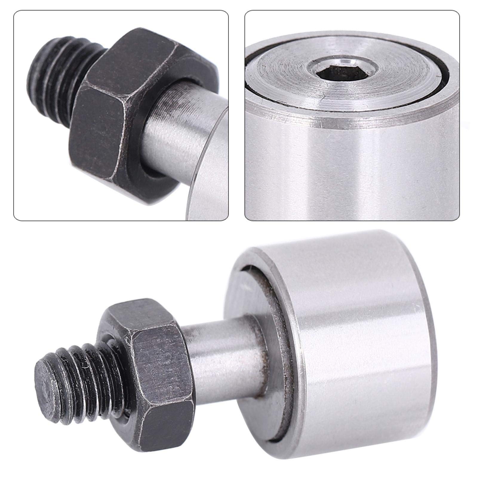 2pcs KR16/CF6 Cam Follower Needle Roller Bearing, Stud-Type Needle Roller Bearing Bearing Tool