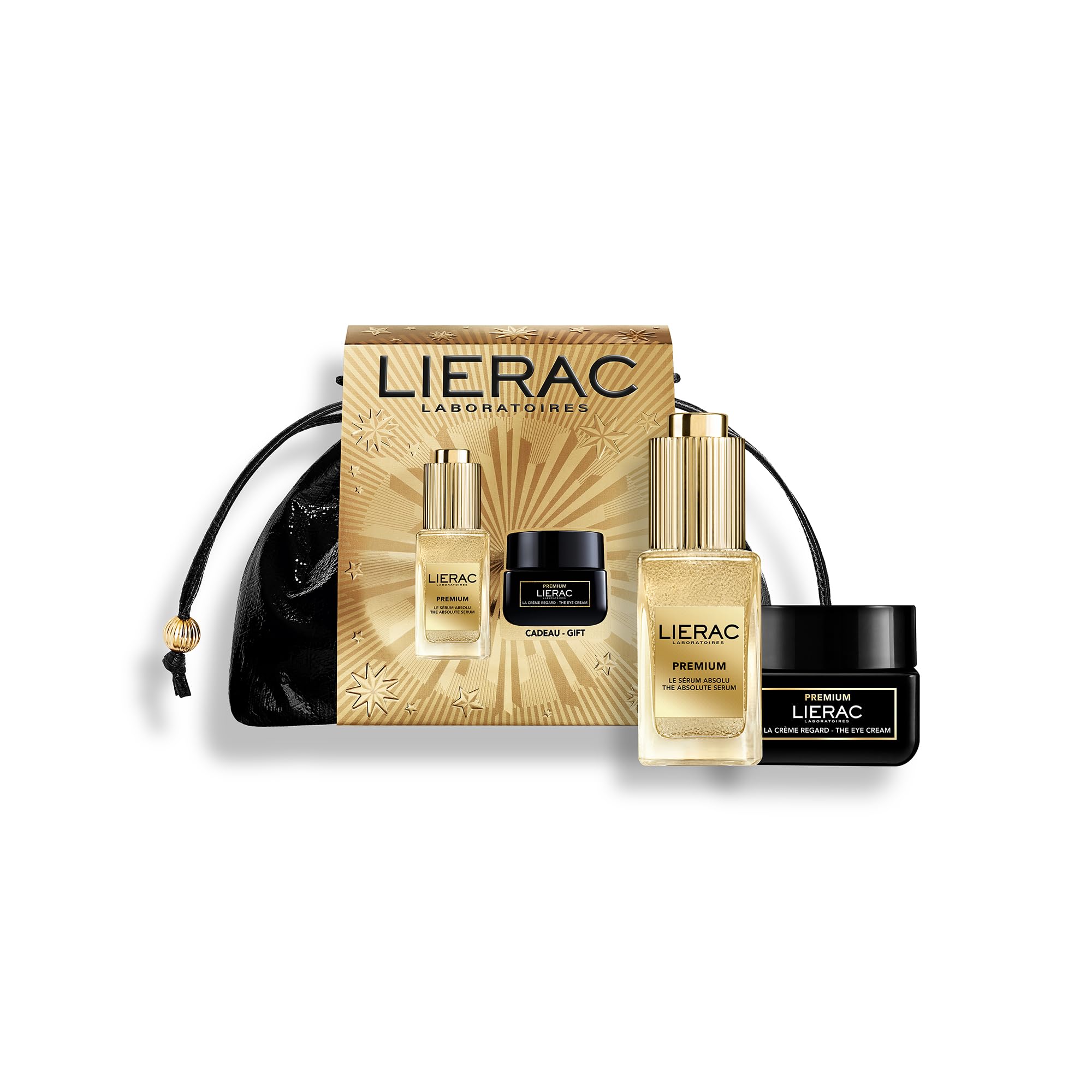 Lierac Premium Cofanetto Natale Il Siero Assoluto 30 ml + Crema Occhi 20 ml + Trousse