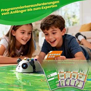 Apitor Robot Panda - Programming Robot for Kids 4-6 Years 48 Pieces