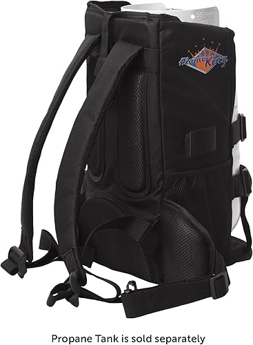 Miniatura 4 de Flame King Mochila portadora de tanque de propano para cilindros de 5 o 10 libras y antorcha de malezas