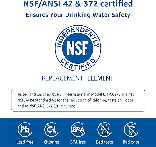 Miniatura 3 de Waterspecialist DA29-00020B Filtro de agua para refrigerador, repuesto para Samsung DA29-00020A/B, HAF-CIN/EXP, DA29-00020B-1, RF25HMEDBSR,