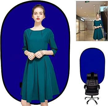 Amazon | Konseen グリーンバック zoom 椅子に取り付ける 120x180cm