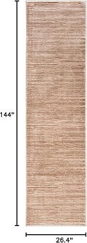 Vista 782 de SAFAVIEH Vision Collection VSN606F - Tapete de 6 pies x 9 pies, crema, moderno, ombré, no desprende pelo, fácil cuidado, para zonas de alto tráfico