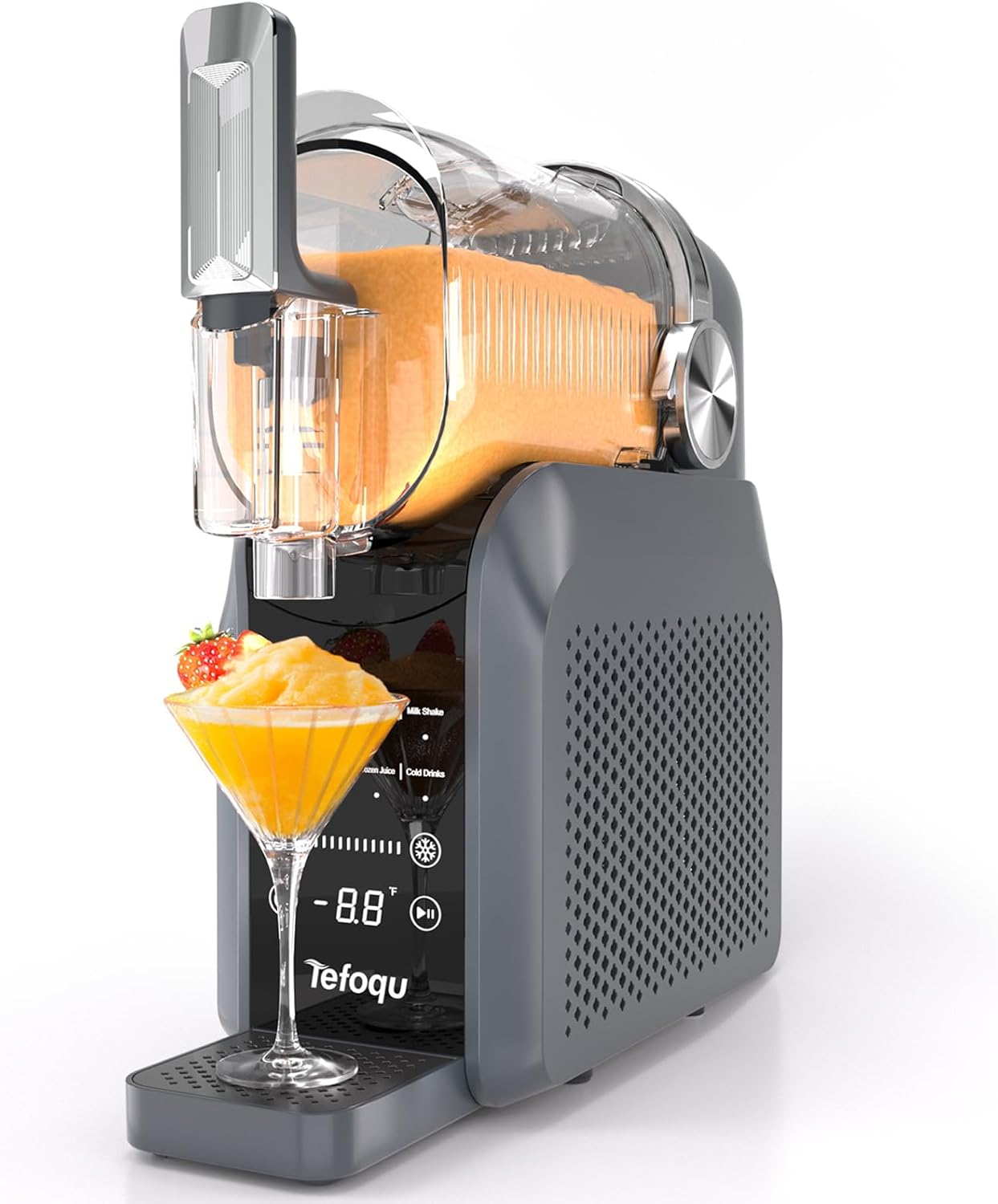 Slushie Machine, 88oz Frozen Drink Maker with 7 Preset Programs, No Ice Required for Frozen Margaritas, Slushies, Frappés and Milkshakes