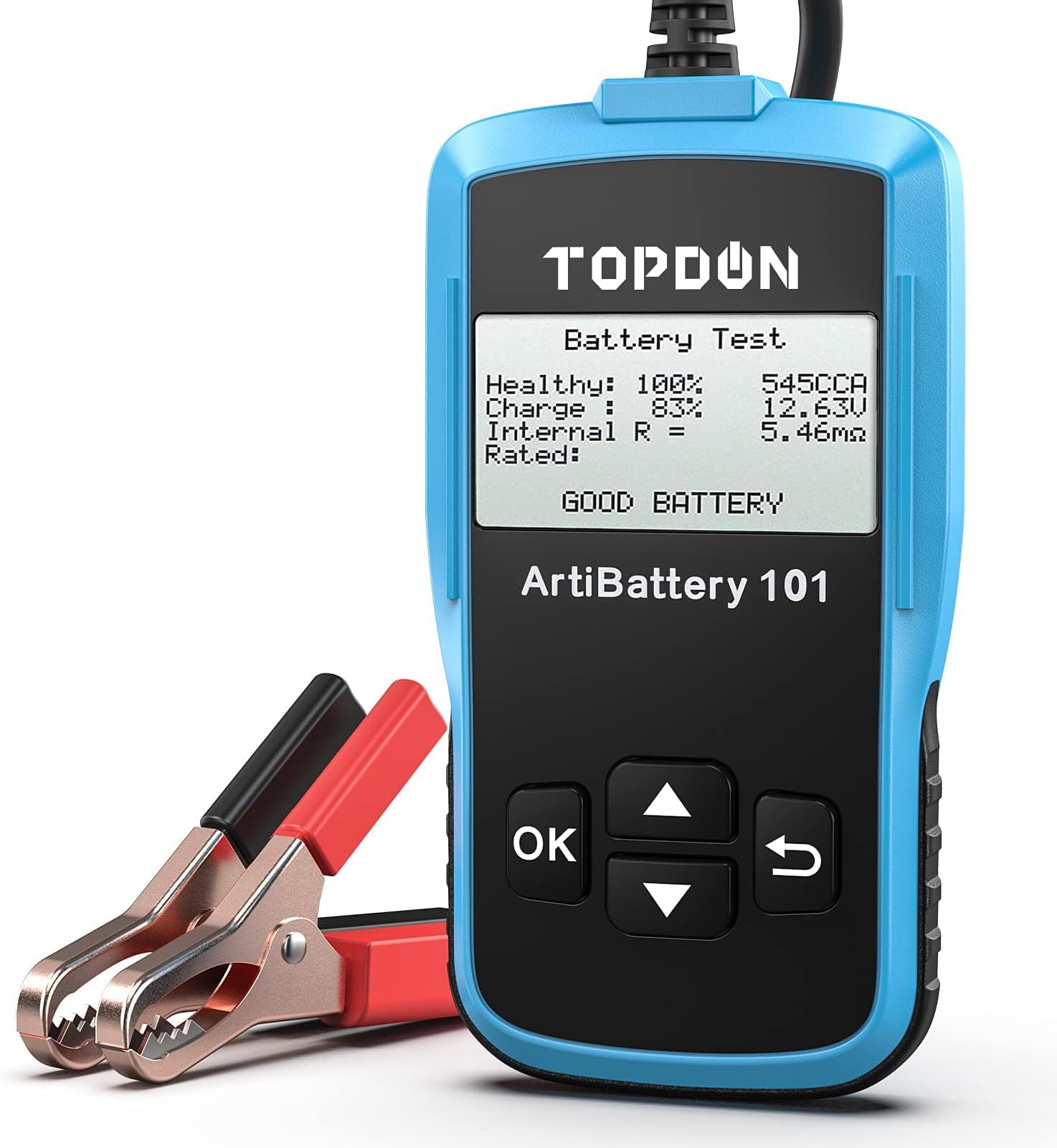 Tester Batteria Per Auto 2-14.8V - Strumento Di Controllo Analogico Con Display A Colori, Per Batterie 12V E Motocicli - 2