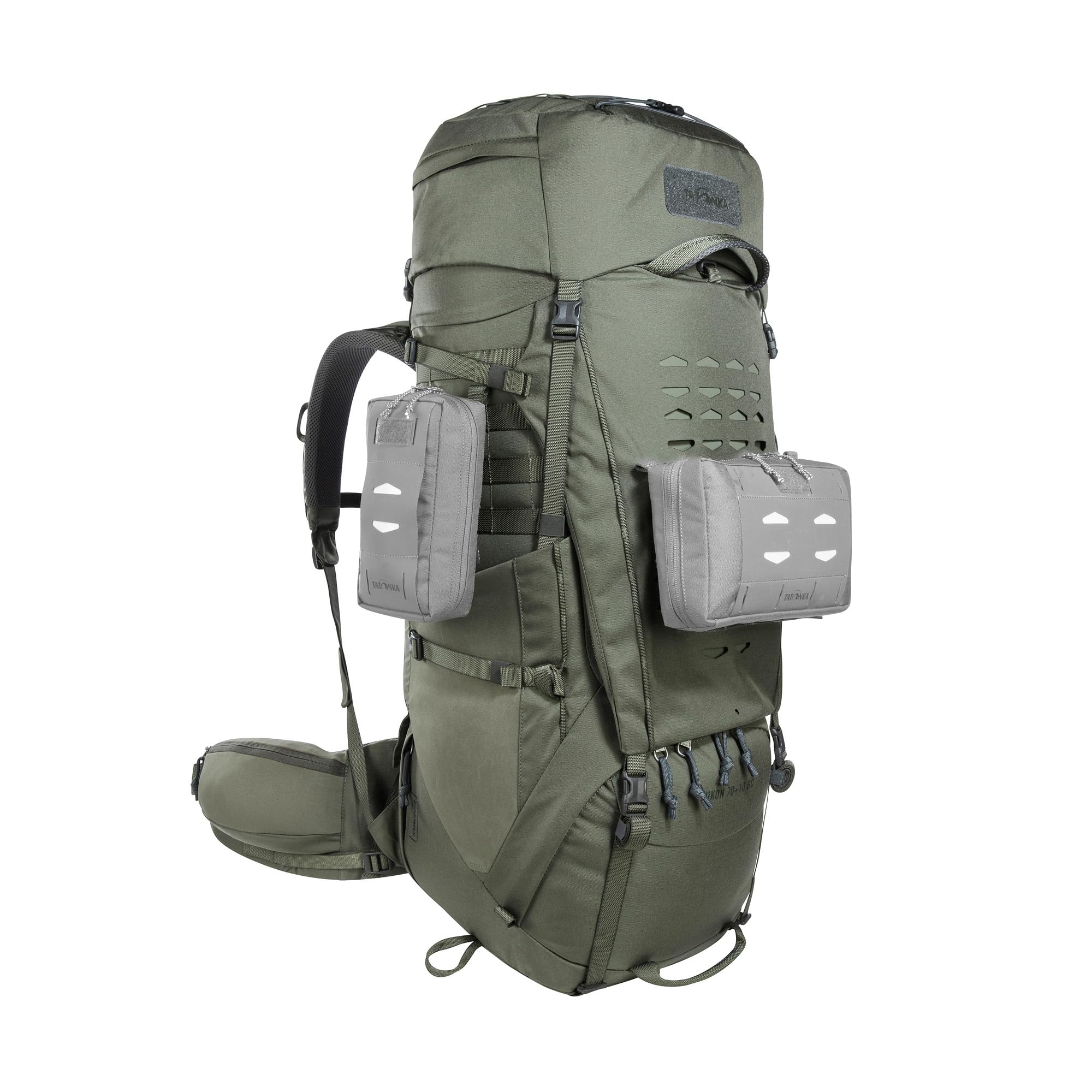 Tatonka Yukon 70+10 BC plecak trekkingowy z dostępem z przodu, regulowany system pleców, dodatkowa kieszeń na dno, pokrowiec przeciwdeszczowy i pojemność 80 litrów