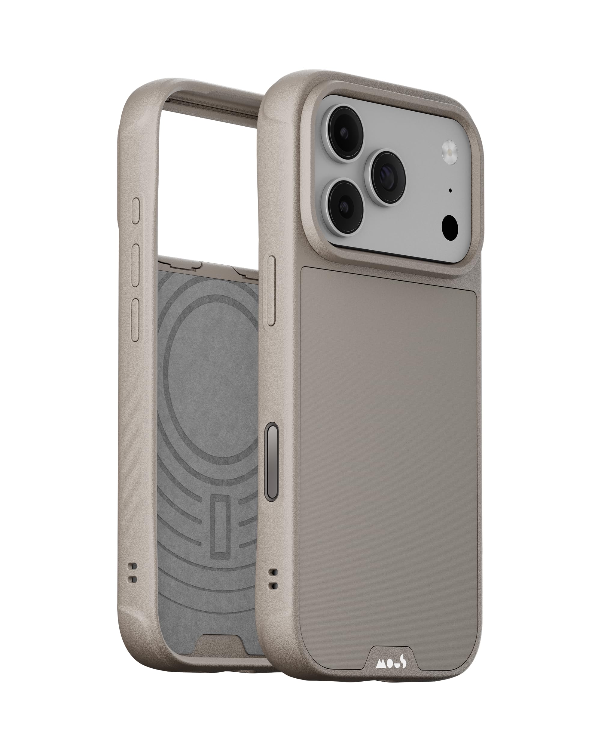 Mous for iPhone 18 Pro Case, Limitless Dark Sand Cover