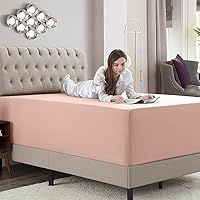 Vista 117 de Empyrean Charcoal Grey Extra Deep Pocket Fitted Sheet Full Size, Hotel Luxury Deep Pocket Full Size Fitted Sheet Only Easily Fits 18 to 24 Inch