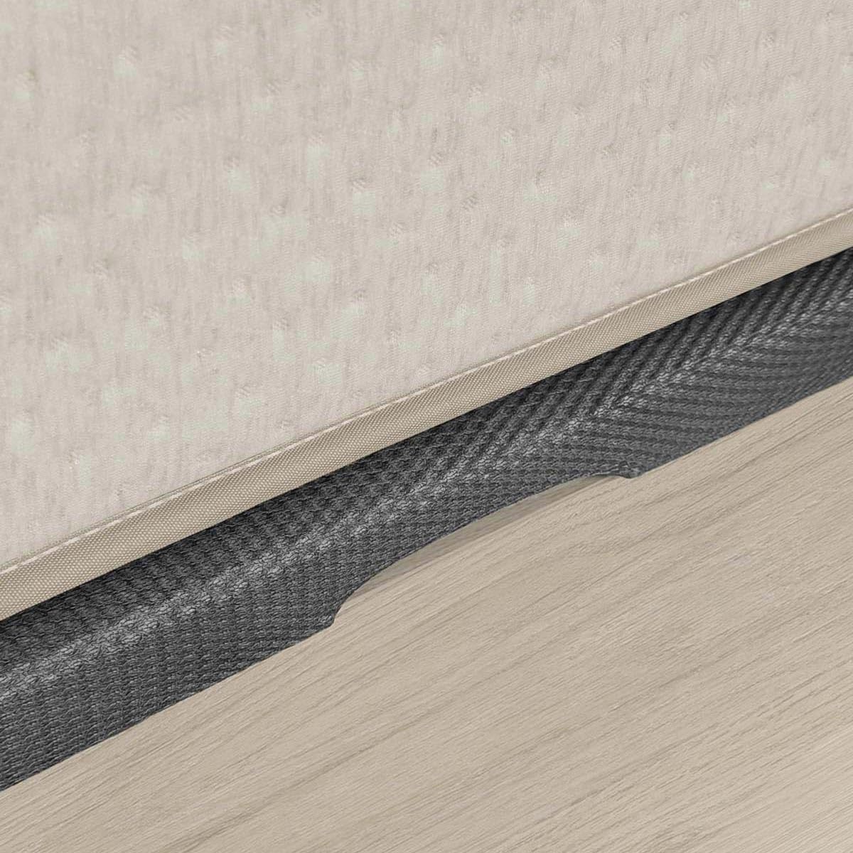DEKIT - Pack Ahorro Dormitorio Canapé Nest con 1 Colchón viscoelástico Nova 150 x 190 cm, Altura 20 cm